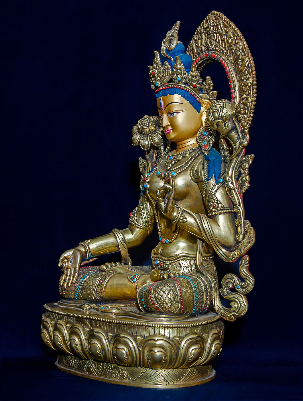 White Tara Statue - 01