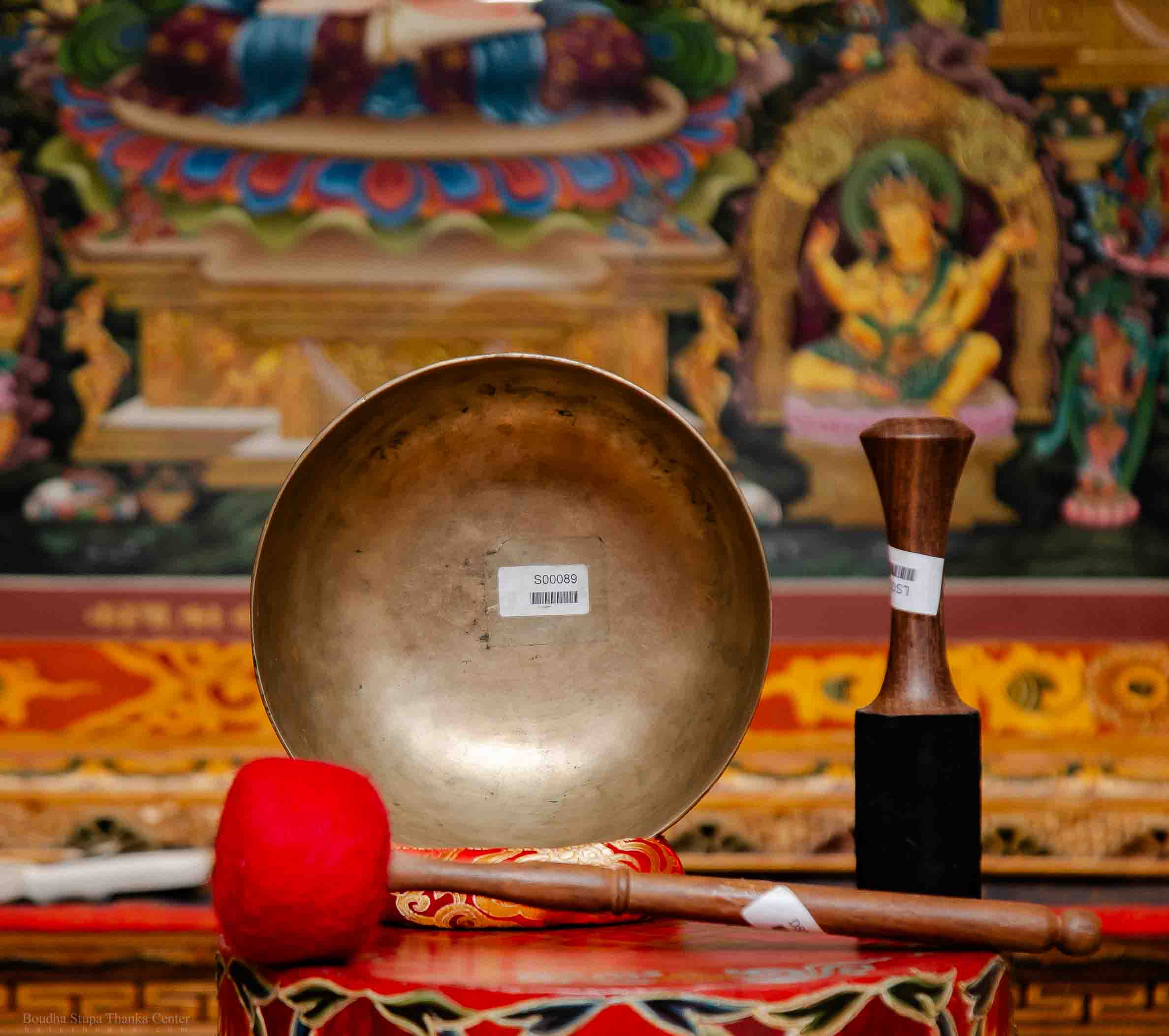 Himalayan Singing Bowl with Mallet and Stick | Meditation Bowl | Sound Healers | Hand-Made | Sound Yoga -S00089