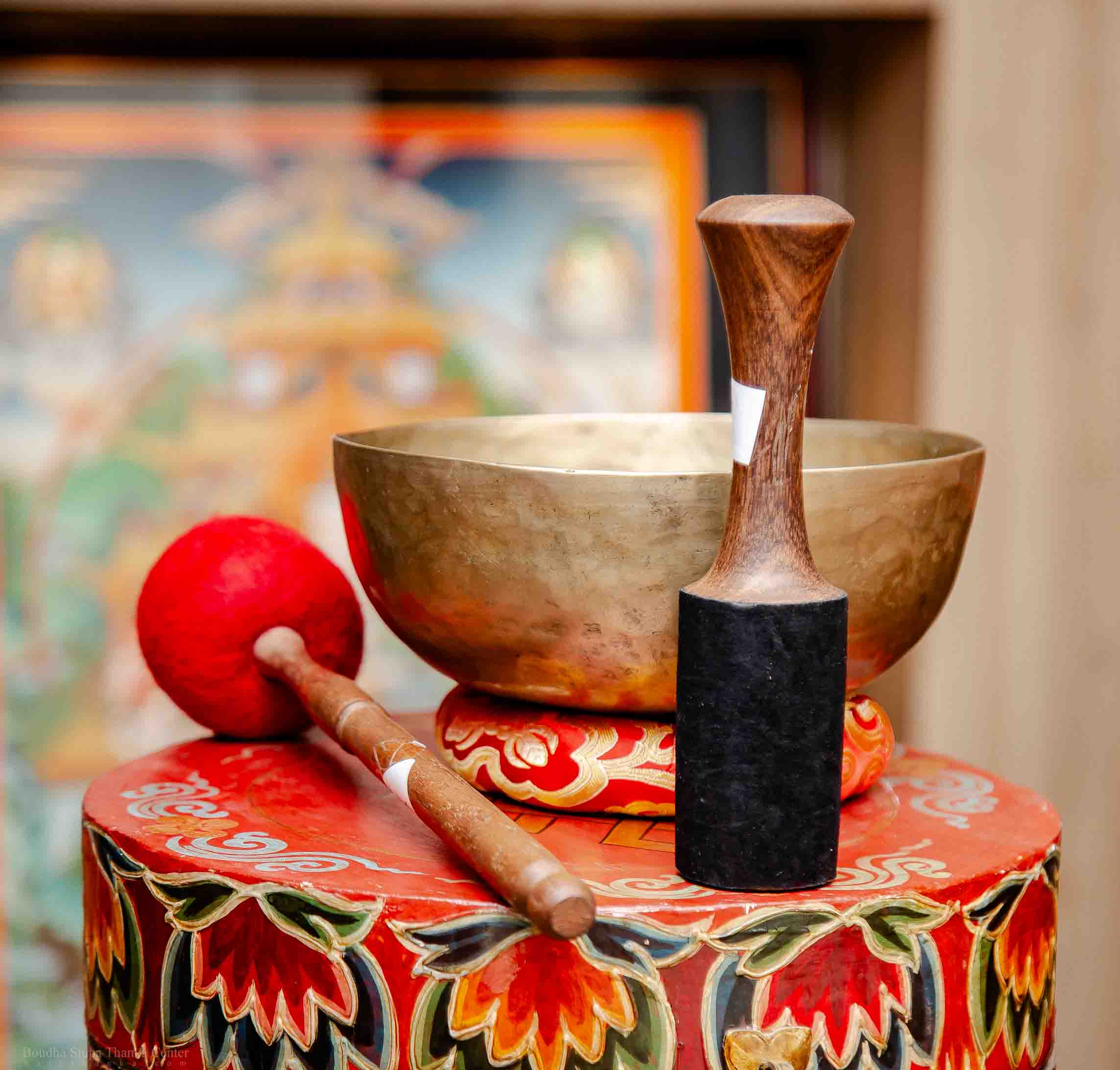 Himalayan Singing Bowl with Mallet and Stick | Meditation Bowl | Sound Healers | Hand-Made | Sound Yoga -S00089