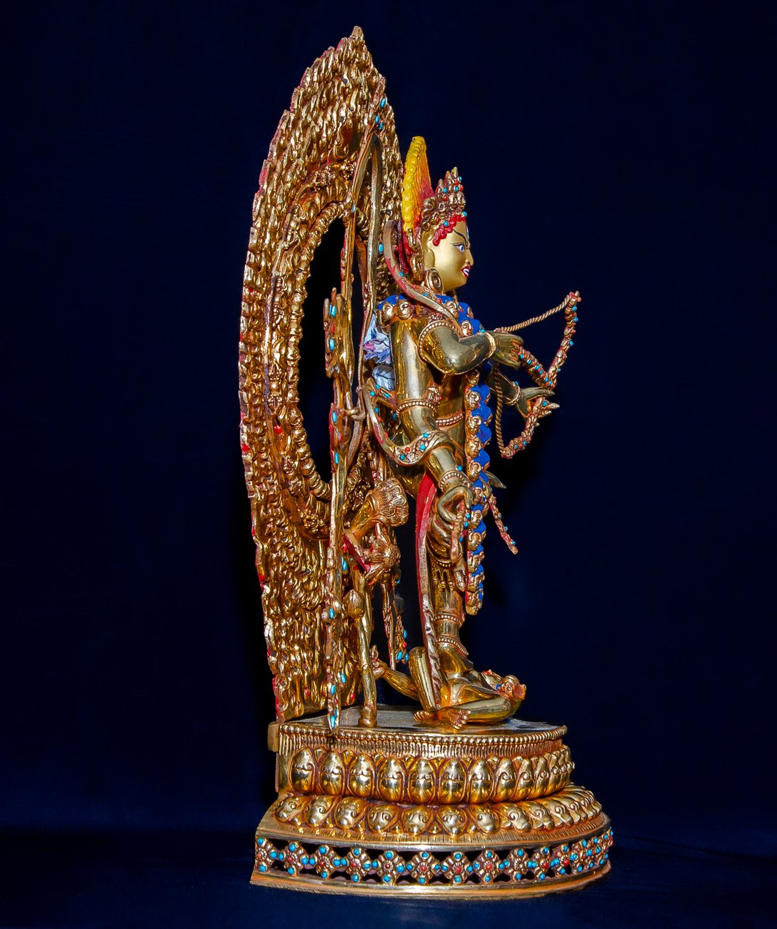 Handcrafted Kurukulla Brass Statue - 02