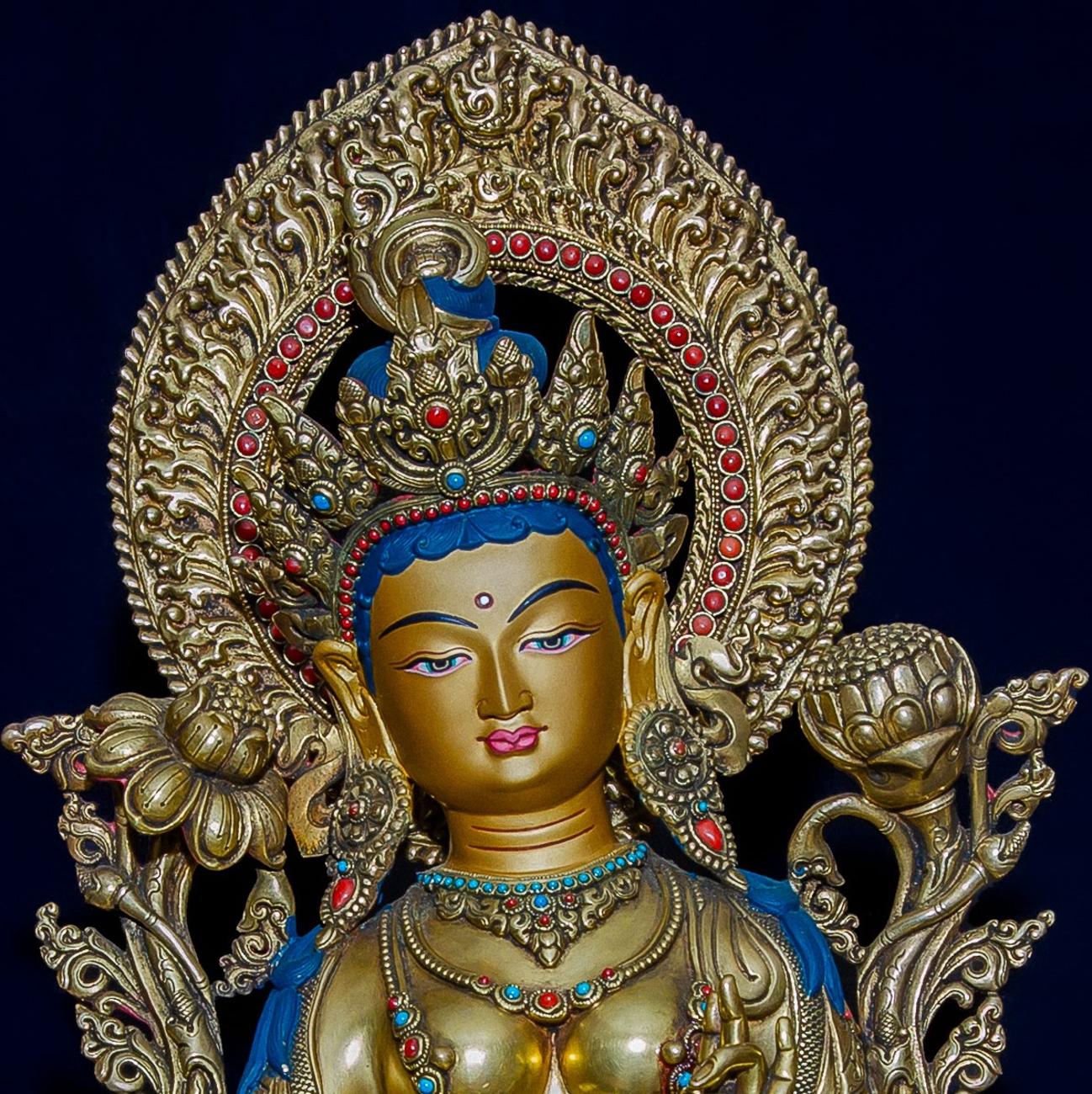 Green Tara Statue - 05