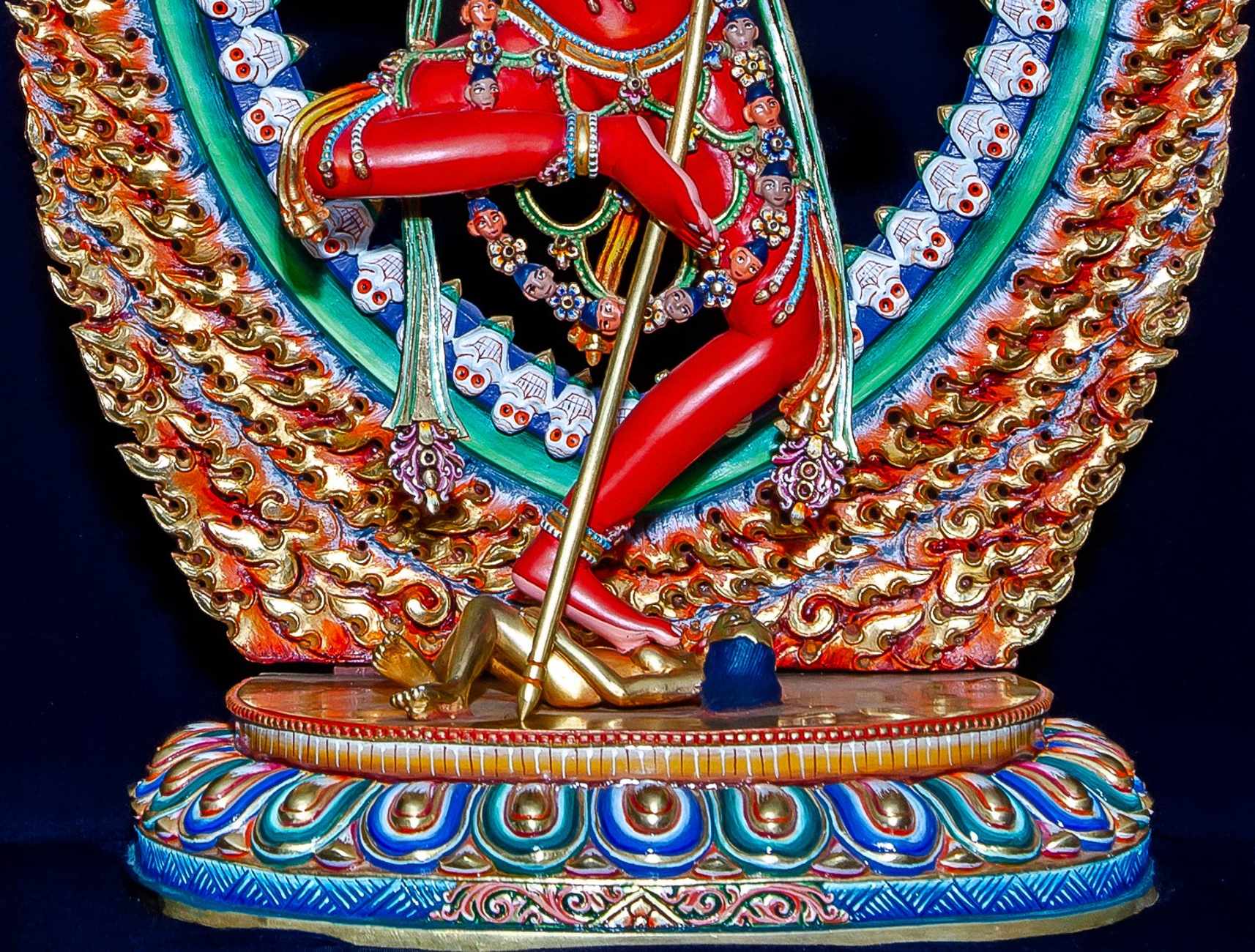 Red Dorje Sempa Statue - 09