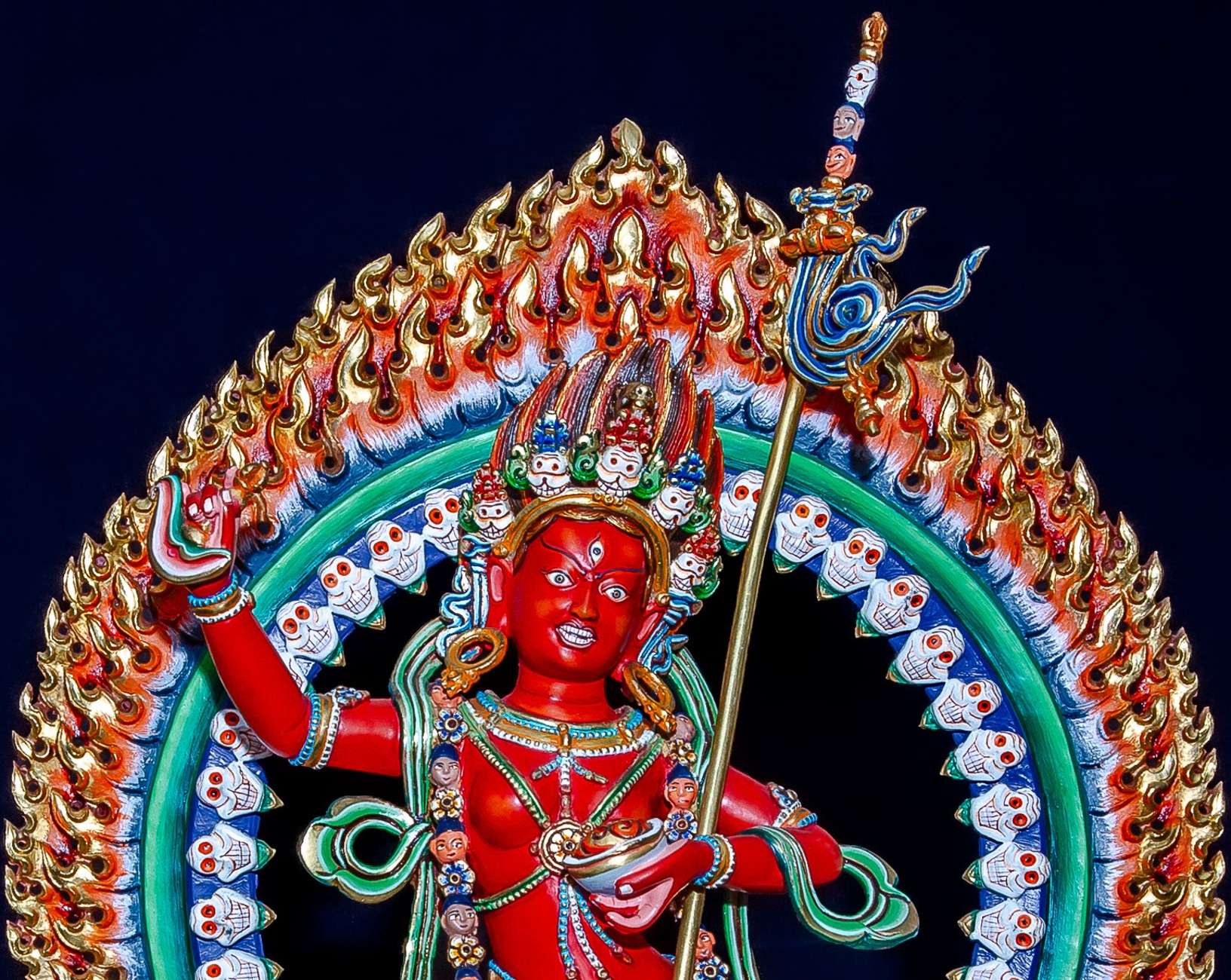 Red Dorje Sempa Statue - 09