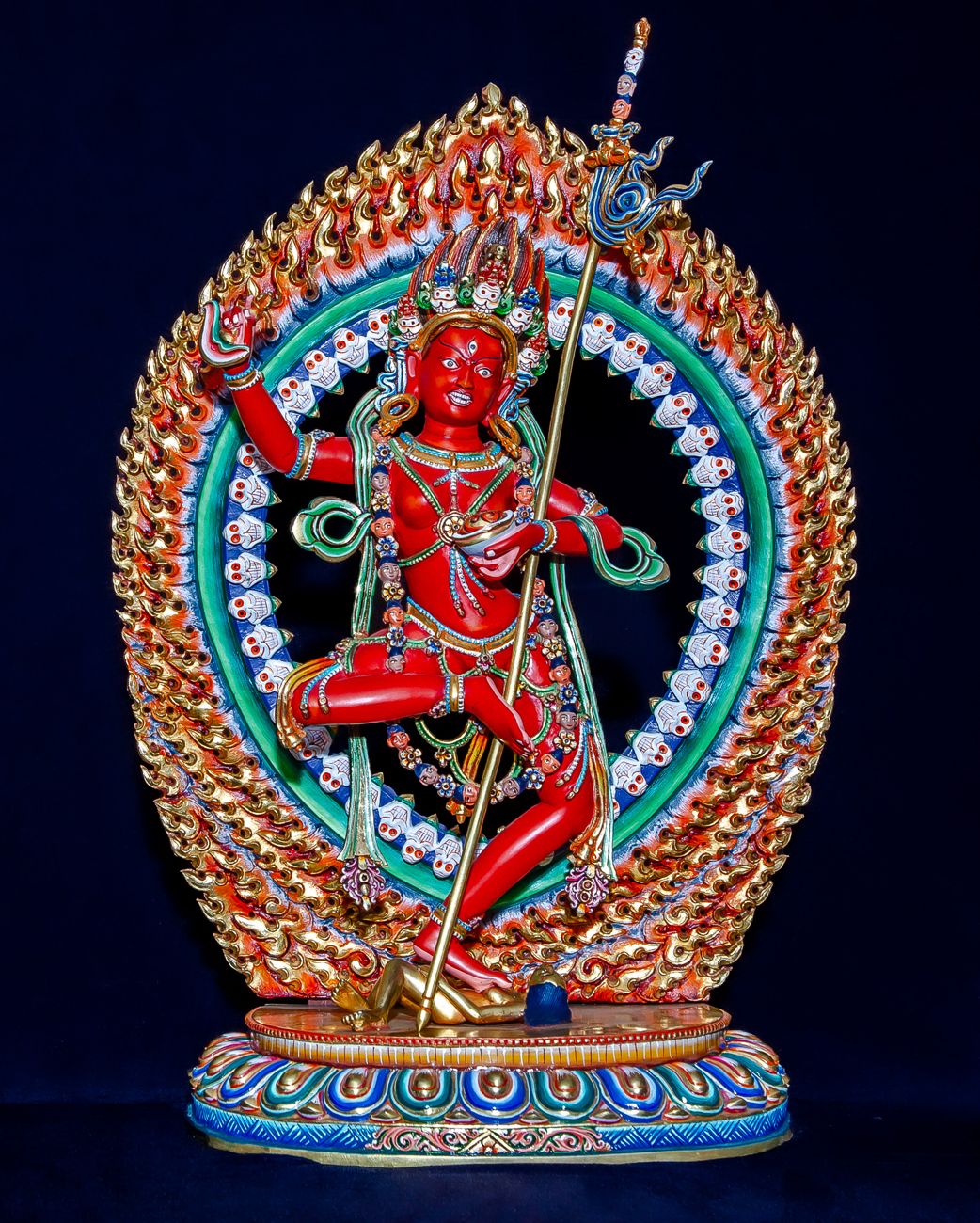 Red Dorje Sempa Statue - 09