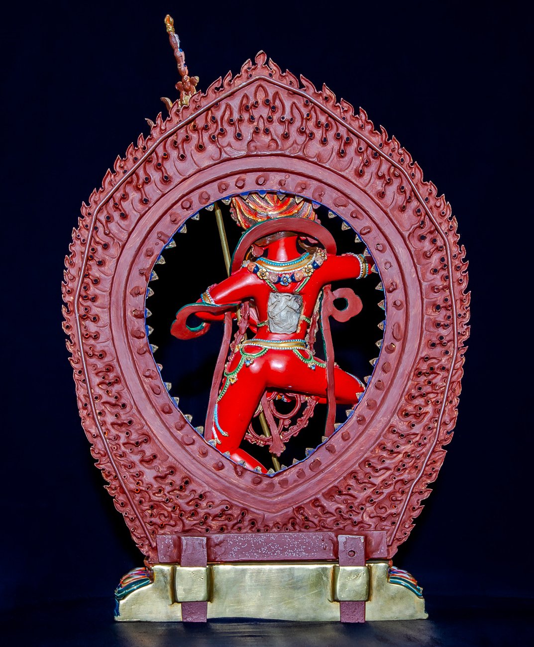 Red Dorje Sempa Statue - 09