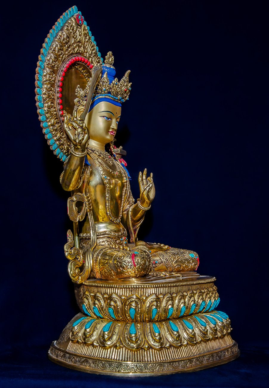 Majestic Manjushree Statue - 10