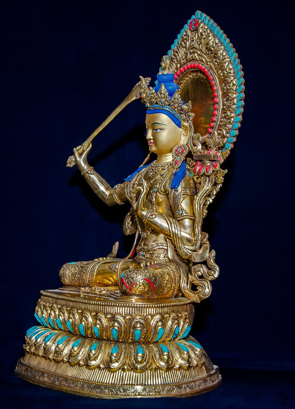 Majestic Manjushree Statue - 10